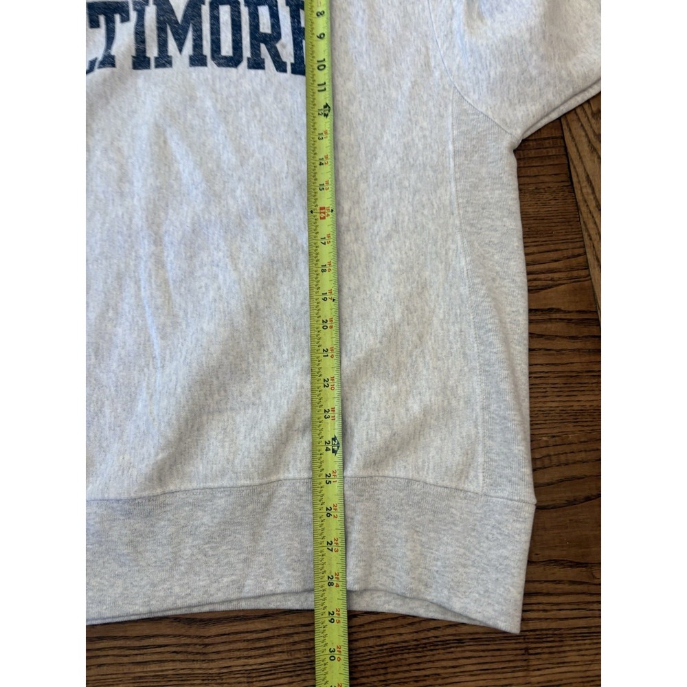 Champion Reverse Weave Baltimore Heather Grey Crewneck Sweatshirt Size XL NWT - Picture 4 of 8